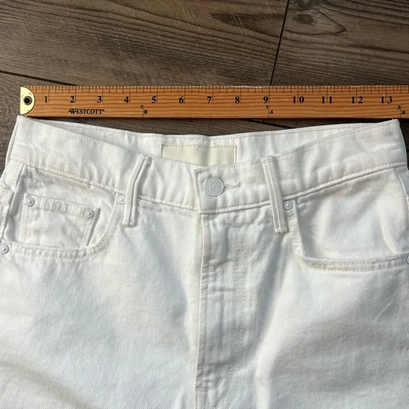 New MOTHER The Maven Bermuda Fray Shorts Sz 25 - Picture 8 of 12